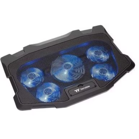 Cooler Laptop Massive 12 Max Iluminare LED Albastru 17 Negru