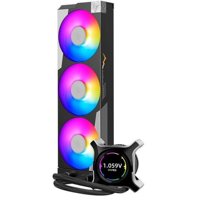 Cooler Procesor Segotep KL II 360 ARGB Negru — imaginea 2