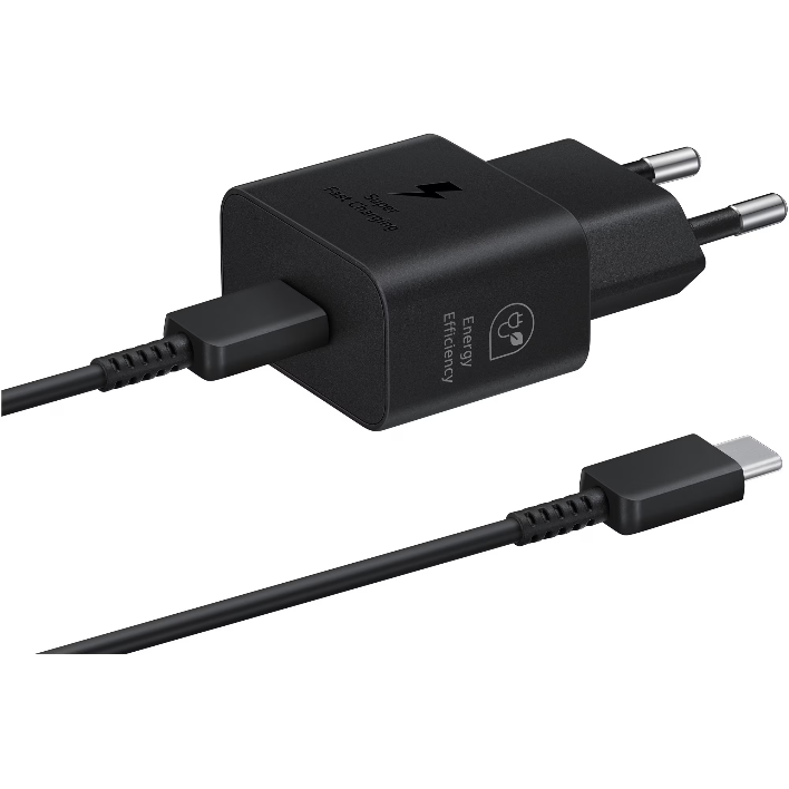 Incarcator 25W 3A  x1 USB-C Negru