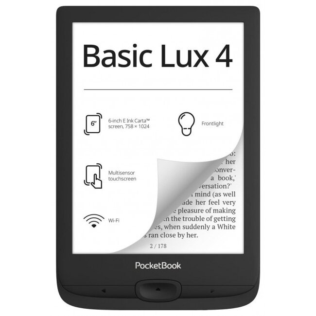 eBook reader PB618-P-WW Basic Lux 4 Ink Black