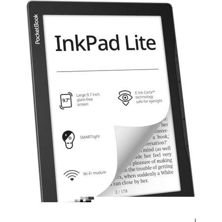eBook reader PocketBook Inkpad Lite 9.7inch 8GB  Gri Cenusiu