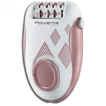 Epilator 2 Trepte Viteza 24 Pensete Bile Pentru Masaj Alb/Roz