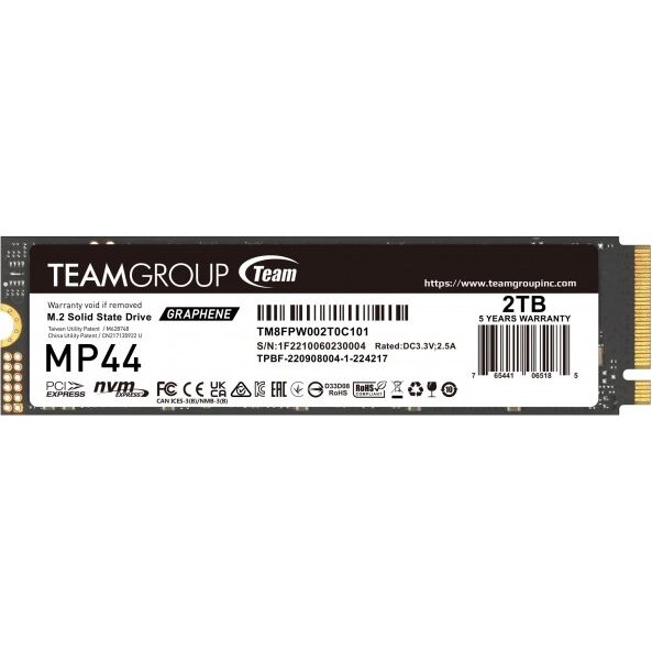 SSD Team Group MP44 2TB PCIe M.2