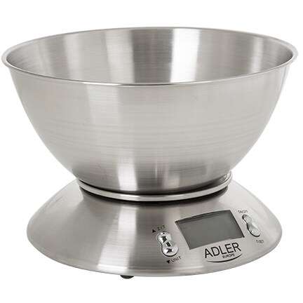 Cantar Bucatarie Adler AD 3134 Electronic Stainless Steel Rotund