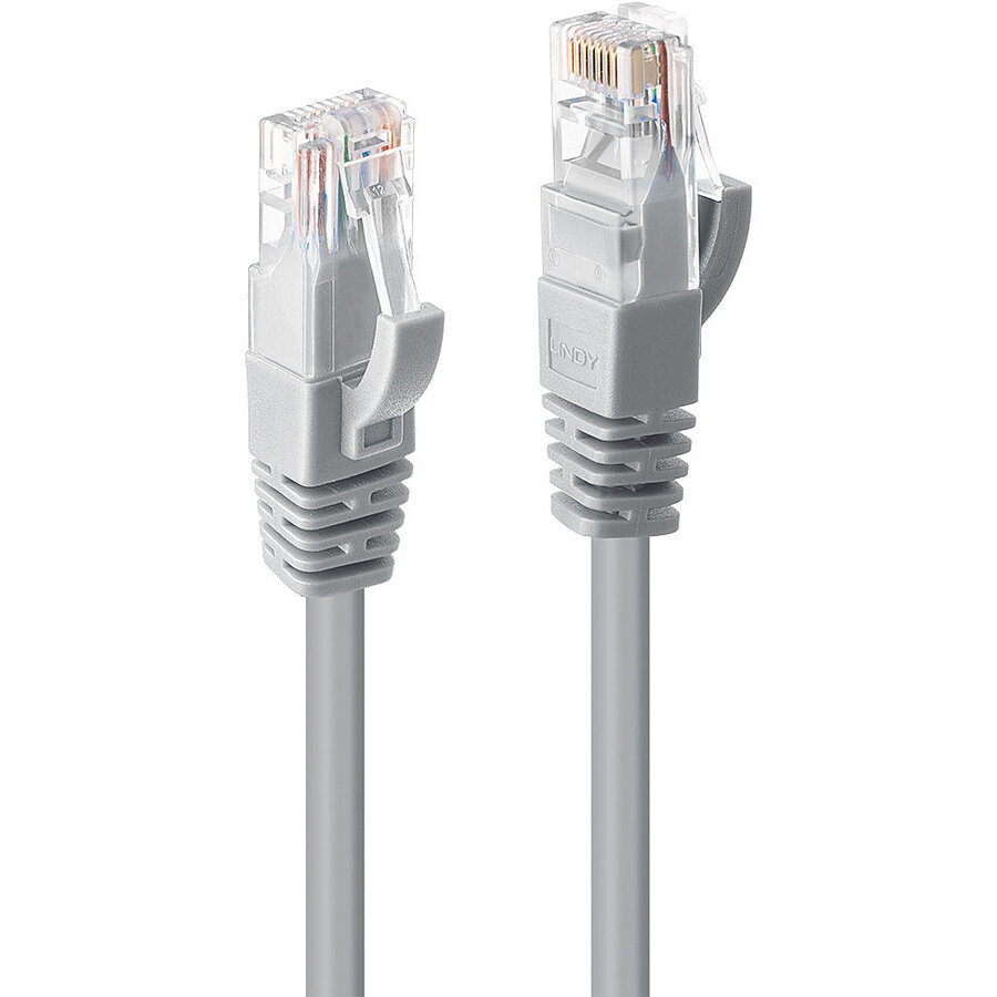 Patchcord U/UTP Cat 6 2m Grey