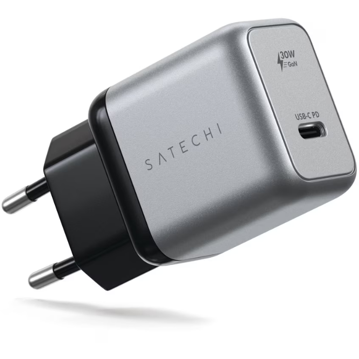 Incarcator 30W USB-C PD Gan Wall Charger Gri