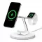 Incarcator Belkin BOOST CHARGE PRO MagSafe 3 In 1 Wireless Charger Alb