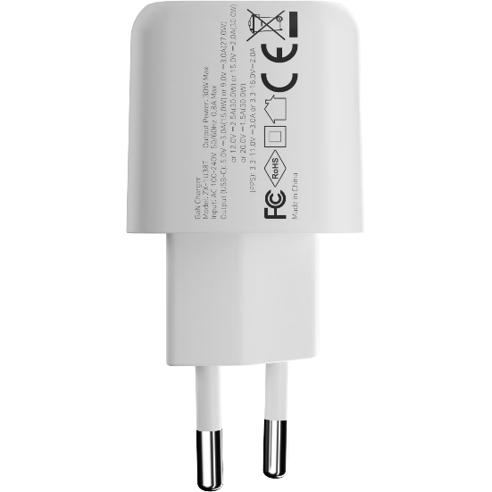Incarcator 30W USB-C PD Gan Wall Charger  Alb