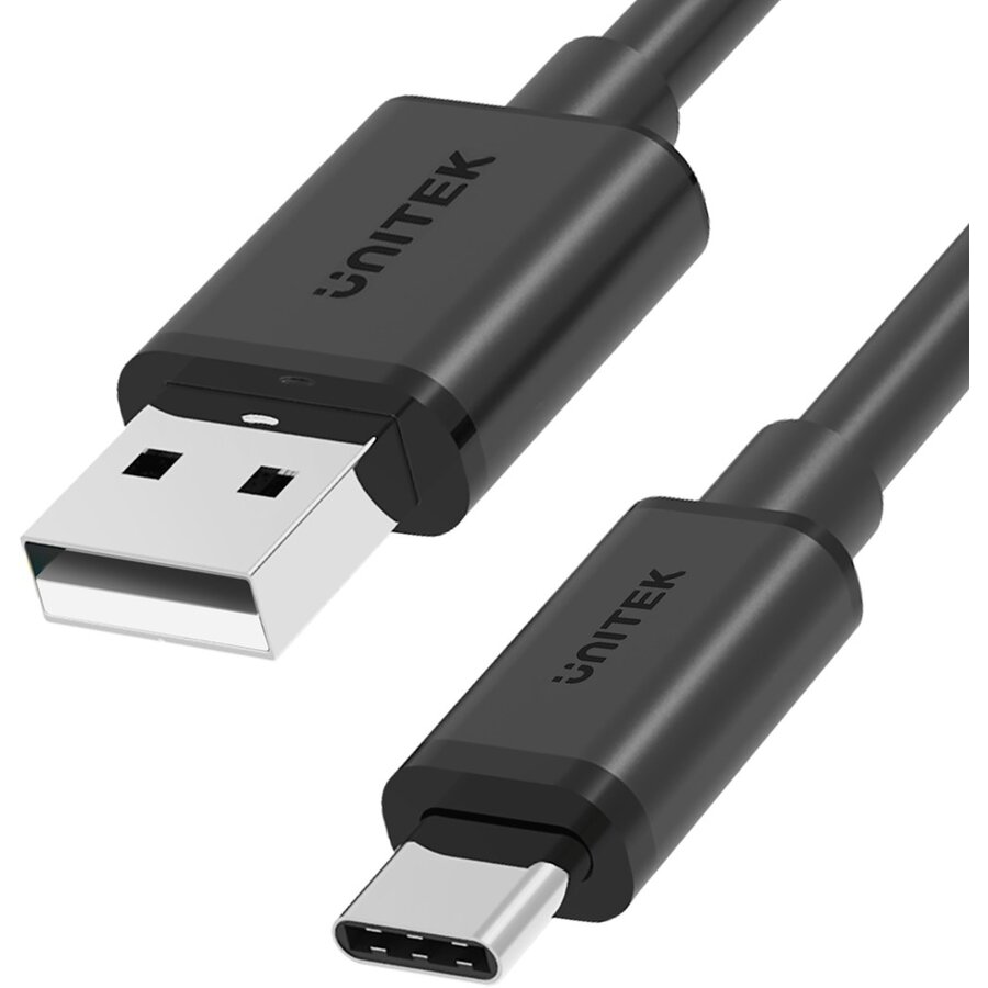 Cablu Date USB-A - USB-C 25cm Negru