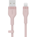 BOOST CHARGE Flex Silicone USB-A Lightning Pink