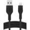 Cablu Incarcare Belkin BOOST CHARGE Flex Silicone USB-A Lightning  Black