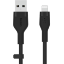 BOOST CHARGE Flex Silicone USB-A Lightning  Black