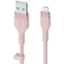 BOOST CHARGE Flex Silicone USB-A Lightning Pink