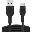 BOOST CHARGE Flex Silicone USB-A USB-C Black