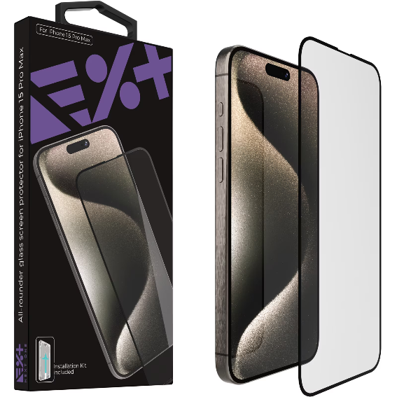 Folie Protectie All-Rounder Glass Screen Protector iPhone 15 Pro Max Transparent