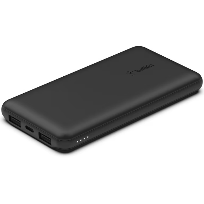 Acumulator Extern BOOST CHARGE 10000mAH USB-C 15W Dual USB-A 15cm  Negru