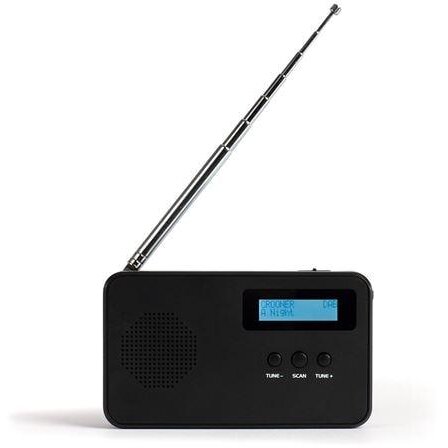 Radio Digital Portabil DAB USB Display LCD Plastic Negru