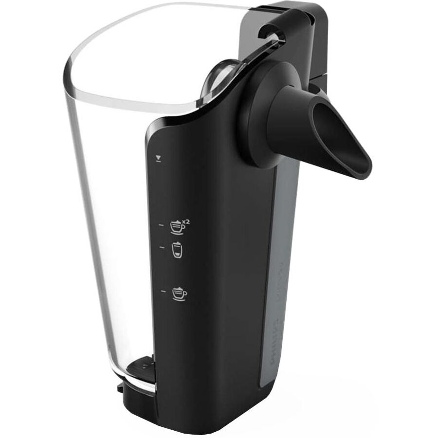 Sistem Lapte LatteGo 2 Piese Fara Tuburi Capac Depozitare Plastic 0.26l Negru/Transparent