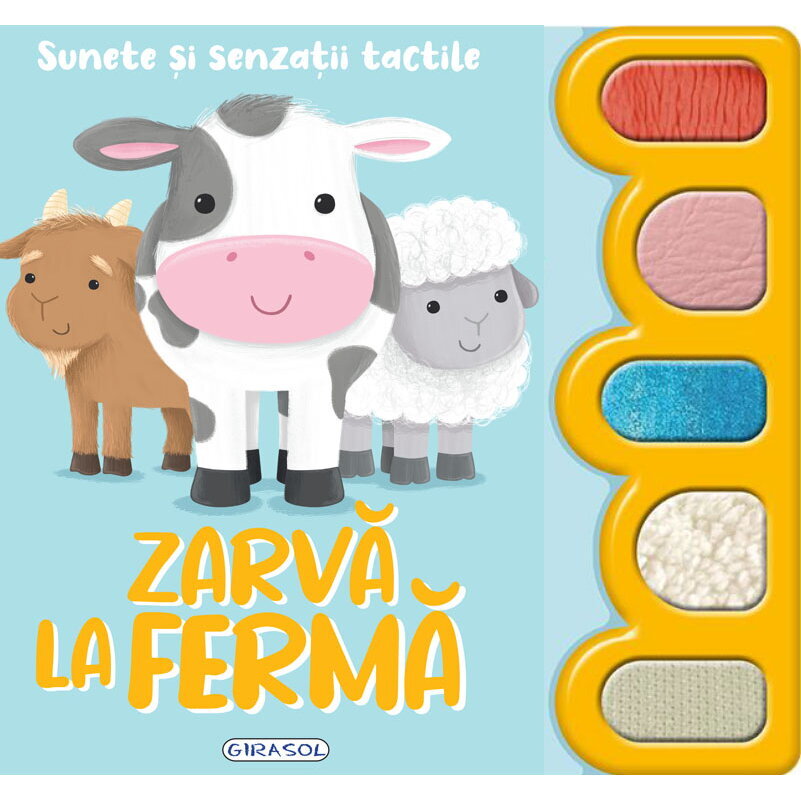 Carte pentru Copii Sunete si senzatii tactile Zarva la ferma