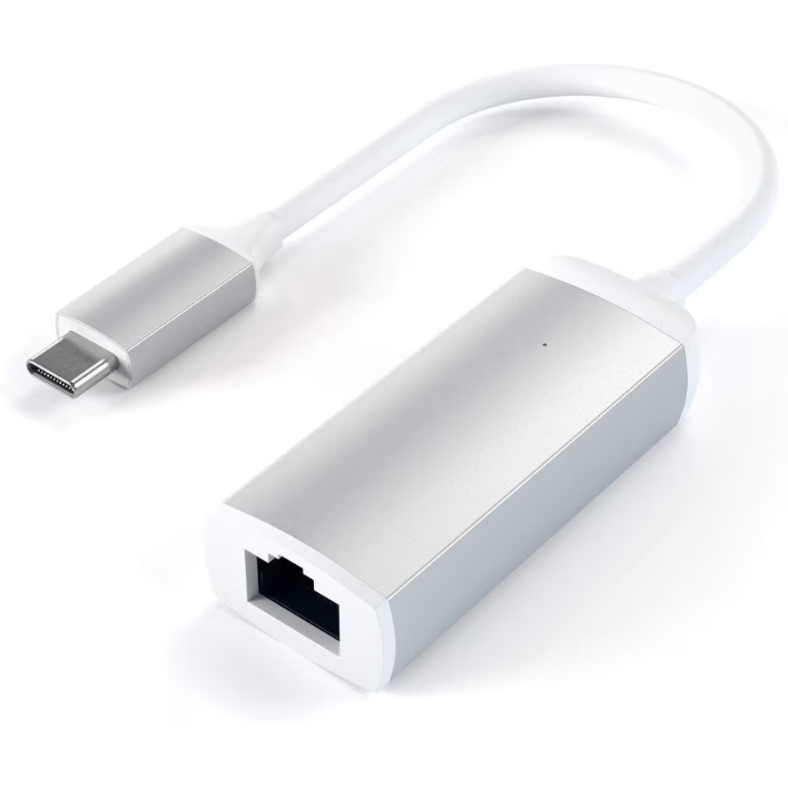 Adaptor Aluminiu  Type-C To Ethernet Argintiu