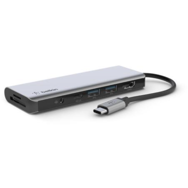 Adaptor CONNECT USB-C  Multiport Gri