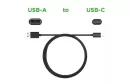 USB-A USB-C 2m Negru