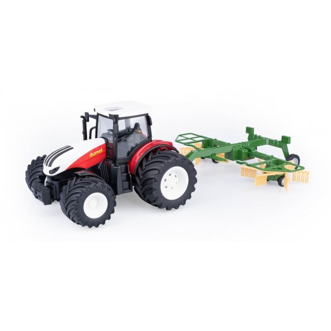 Jucarie City Fleet Rc Tractor + Rake