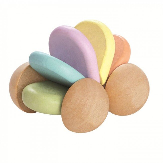 Jucarie pastel Wooden Car Multicolor