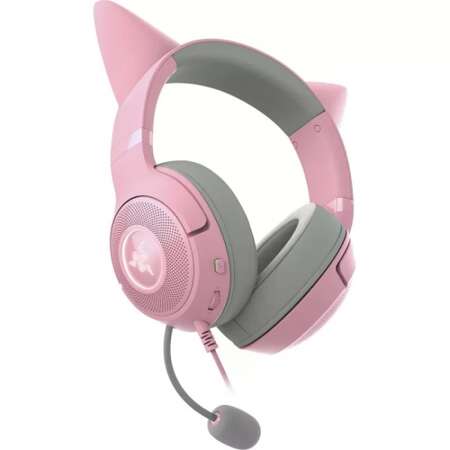 Casti Razer Kraken Kitty V2 Quartz Pink ITGalaxy.ro