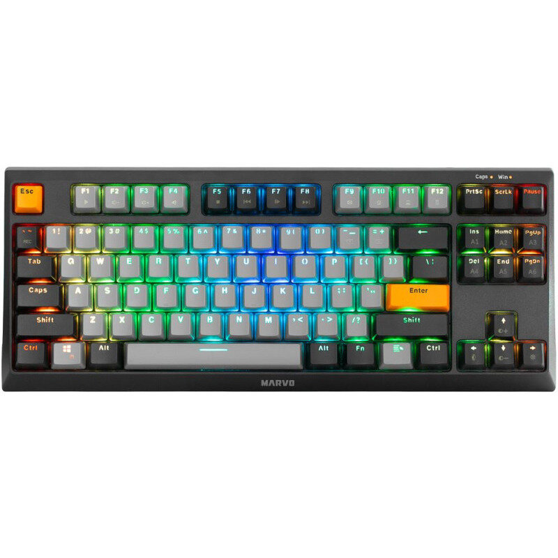 Tastatura Marvo KG980B Mecanica Blue Switch Negru
