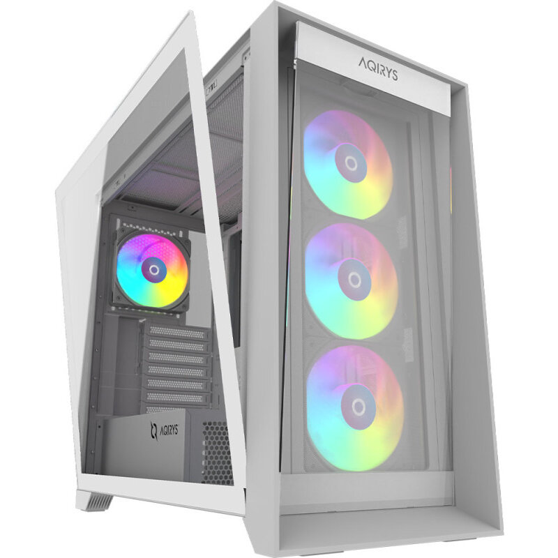 Carcasa Aqirys XO-1 ARGB Alb — imaginea 4