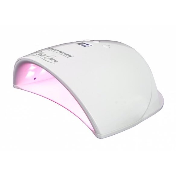 Lampa Unghii UV + LED 48W Senzor Miscare Alb/Roz