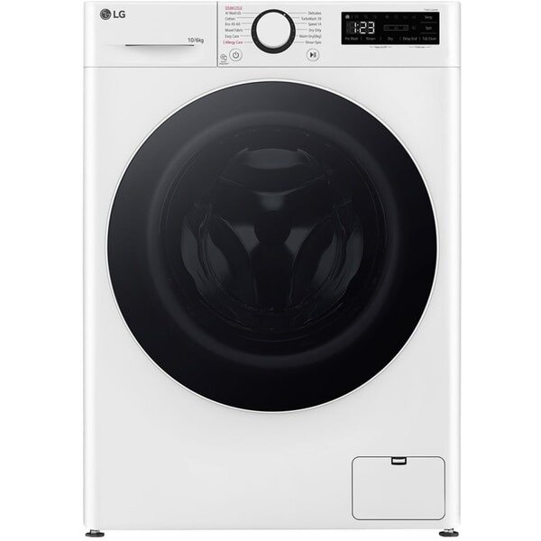 Masina Spalat Rufe Cu Uscator Clasa D 10/6kg 1400RPM Steam AI DD Otel Inoxidabil 71dB Alb/Negru