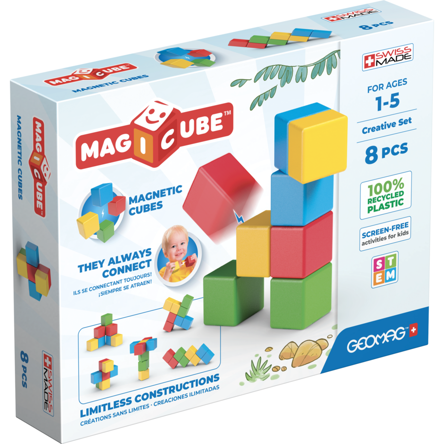Jucarie Magicube Set Magnetic Cuburi 8 Bucati 246