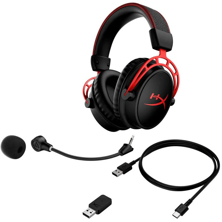 Căști HyperX Cloud Alpha Wireless Negru — imaginea 2