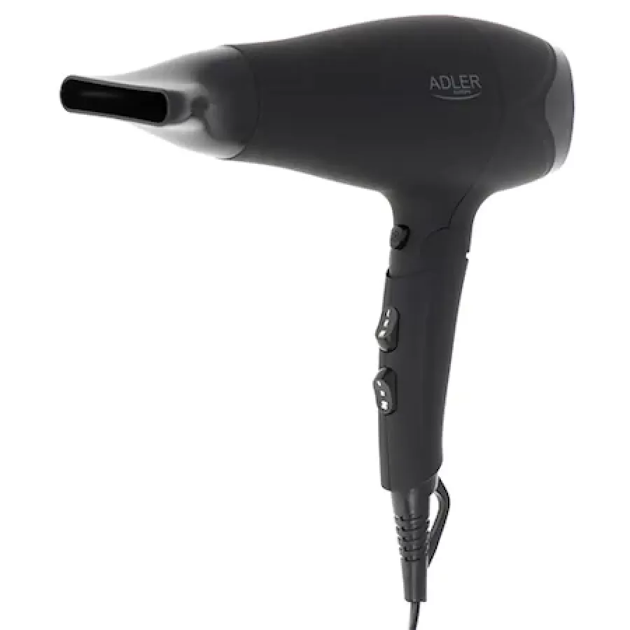 Uscător Par Adler 2100W 2 Trepte Viteza 3 Trepte Temperatura Înveliș Cauciuc 220-240V Negru
