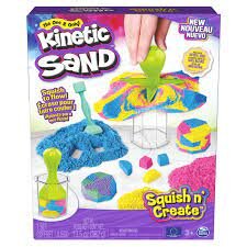 Nisip Kinetic Spin Master Set de Creație Squish +3ani Multicolor