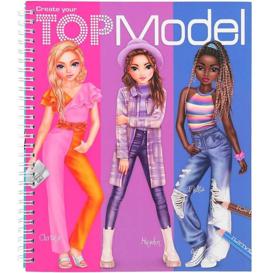Carte de Colorat Model Christy Hayden and Malia