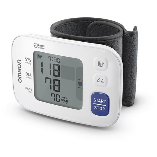 Tensiometru LCD 60-260mmHg 40-180batai/min +/-5% IP22 2x AAA 1.5V Alb