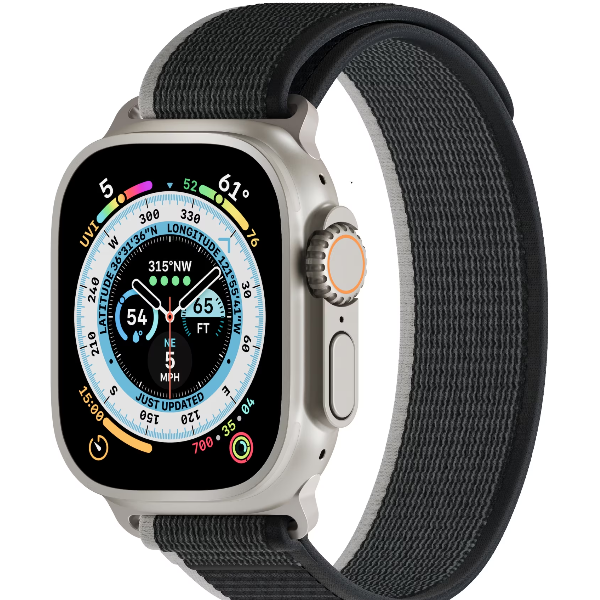 Curea Athletic Loop  Apple Watch 42/44/45/49mm Negru