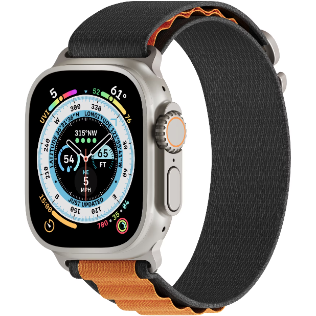 Curea Adventure Loop  Apple Watch  42/44/45/49mm Negru