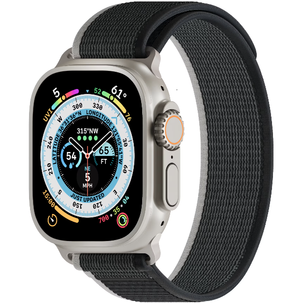 Curea Athletic Loop  Apple Watch 42/44/45/49mm Negru
