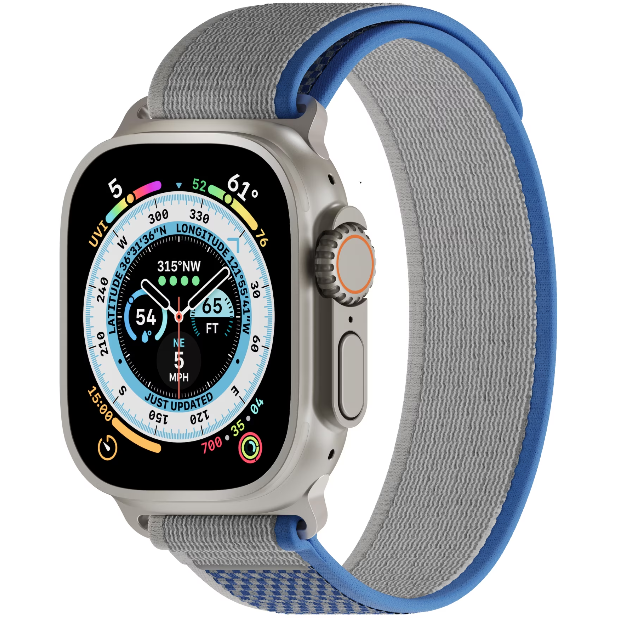 Curea Athletic Loop  Apple Watch 42/44/45/49mm Silver