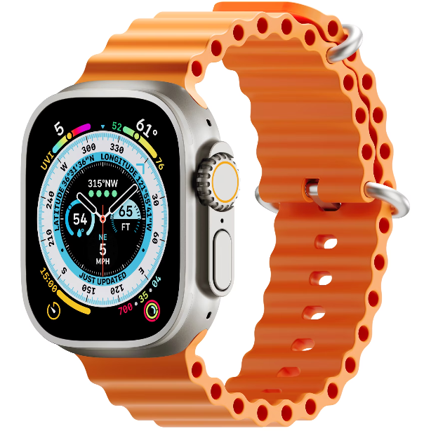Curea H2O Band Apple Watch 42/44/45/49mm  Portocaliu