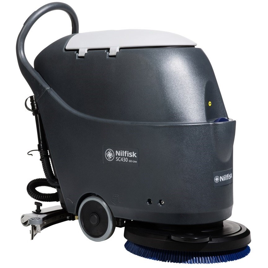 Masina Frecare/Spalare/Uscare Pardoseli 900W 40l 150RPM 2120 m2/h Presiunea Periei	35kg 2% 70dB Negr