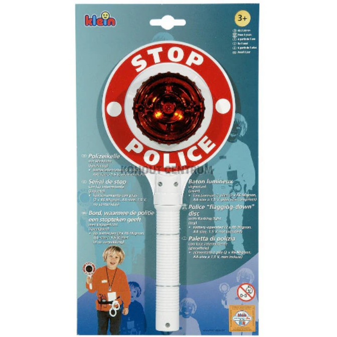 Semnalizator STOP Politie 3+ Alb/Rosu