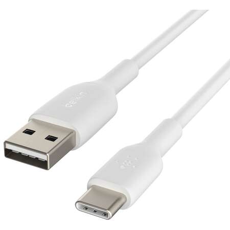 Cablu Date/Incarcare Belkin 3m USB A USB C Alb