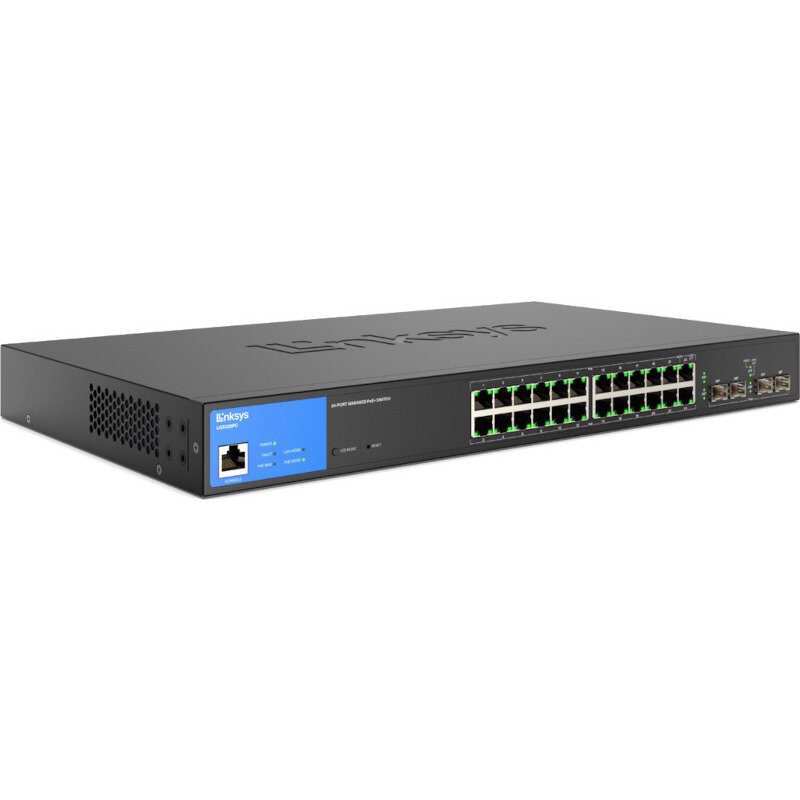 Switch Gigabit LGS328PC Negru