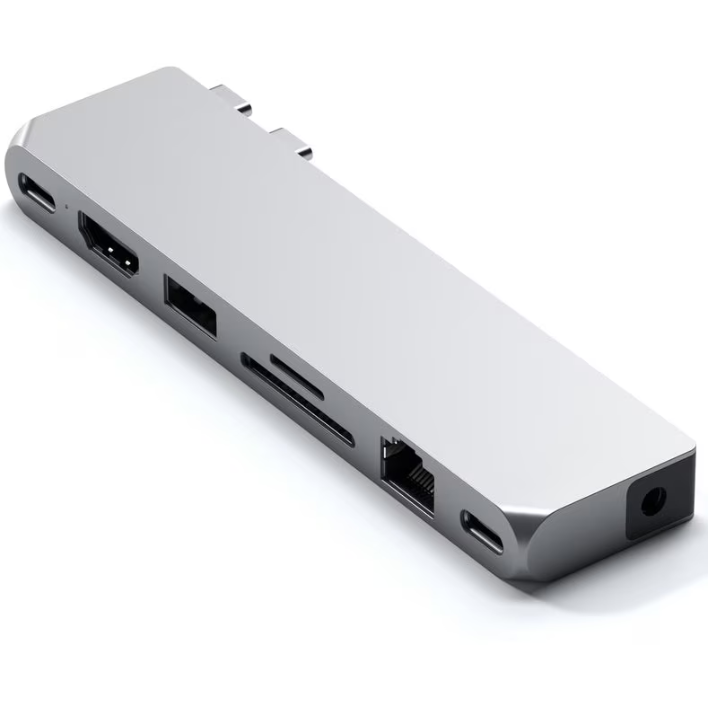 Hub Pro Docking MaxM11xUSB4 1x HDMI 4K 60Hz 1xUSB-A3.0 1x micro/SD 1xEthernet 1xUSB-C 1xAudio  Argin