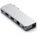 Pro Mini Docking  Aluminiu 1xUSB4 96W  1xHDMI 6K 60Hz  2 x USB-A 3.0  1xEthernet  1xUSB-C  1xAudio  Argintiu